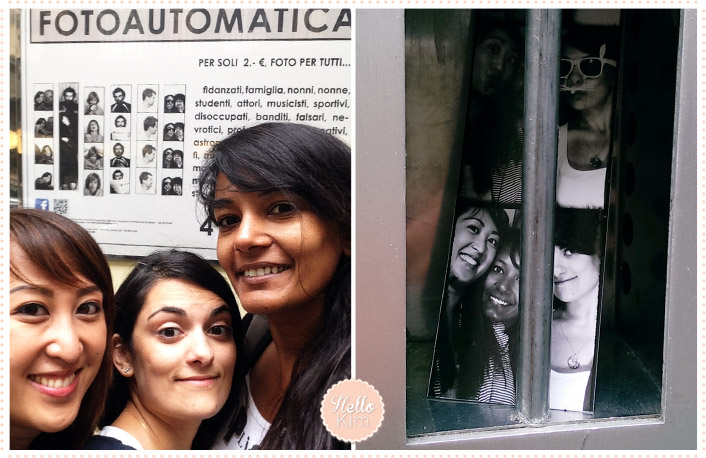 Florence 05.2014 - Photomaton en noir&blanc